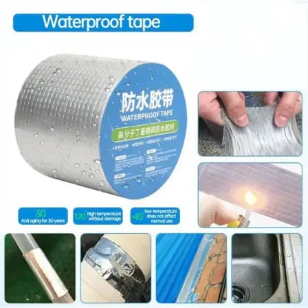 Flex Seal Tape (Silver-Wt.-488gm)। পানি লিকেজ সমস্যার ইনস্টান সলিউশন – ২
