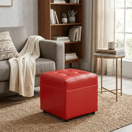 Square Foot Stool (1pcs)- Model-01 যেখানেই রাখবেন, সেখানেই মানাবে