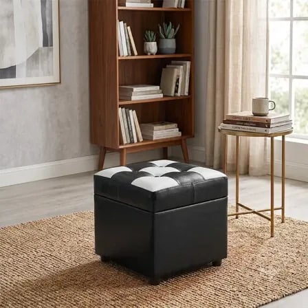 Square Foot Stool (1pcs)- Model-03 যেখানেই রাখবেন, সেখানেই মানাবে