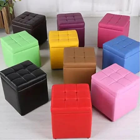 Square Foot Stool (1pcs)- Model-05 যেখানেই রাখবেন, সেখানেই মানাবে – ৪