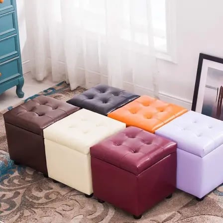 Square Foot Stool (1pcs)- Model-07 যেখানেই রাখবেন, সেখানেই মানাবে – ৩