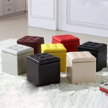 Square Foot Stool (1pcs)- Model-08 যেখানেই রাখবেন, সেখানেই মানাবে – ৬