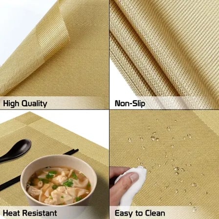 (7pcs) Luxury Dining Table Mats (Model-5)। ডাইনিং টেবিলে আনুন বিলাসিতার ছোঁয়া – ৩