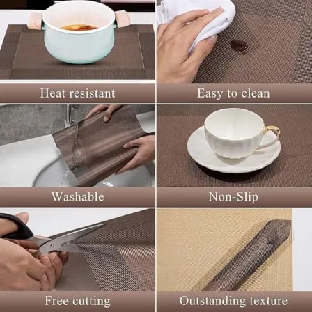 (7pcs) Luxury Dining Table Mats (Model-6)। ডাইনিং টেবিলে আনুন বিলাসিতার ছোঁয়া – ৩