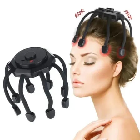 Octopus Scalp Massage। মাথার স্ক্যাল্পে আরামদায়ক ম্যাসাজ – ৫