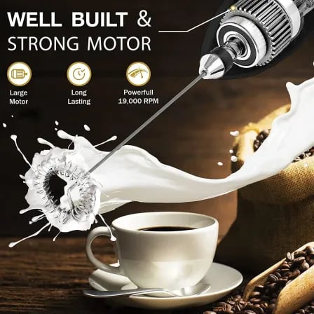 Coffee foamer। ঘরেই বানান ক্যাফের মতো ফেনাযুক্ত কফি – ২