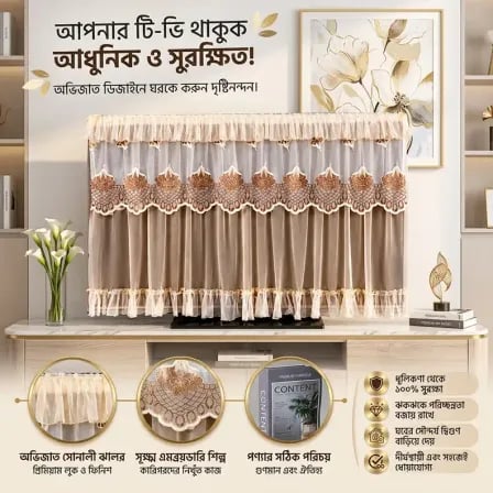(55 Inches) Elegant TV Cover। টিভিকে রাখুন পরিষ্কার ও ঝকঝকে।