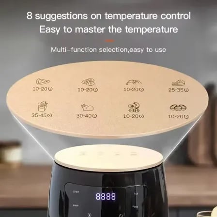 Swiss liv 6L air fryer। কম তেলে, বাতাসে স্বাস্থ্যকর রান্না! – ২