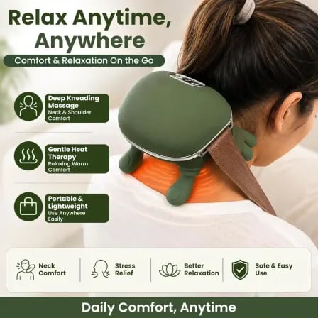 All Body Massager। নিজের হাতের মতো আরামদায়ক ম্যাসাজের অনুভূতি – ২