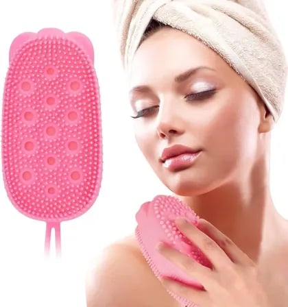 Silicone Exfoliating Bath Brush | Rubbing Massage Bath Brush – ৫