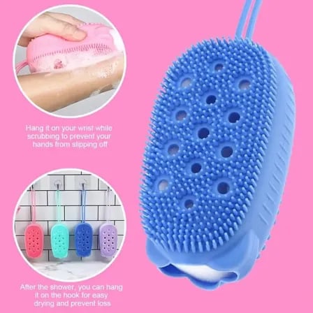Silicone Exfoliating Bath Brush | Rubbing Massage Bath Brush – ৪